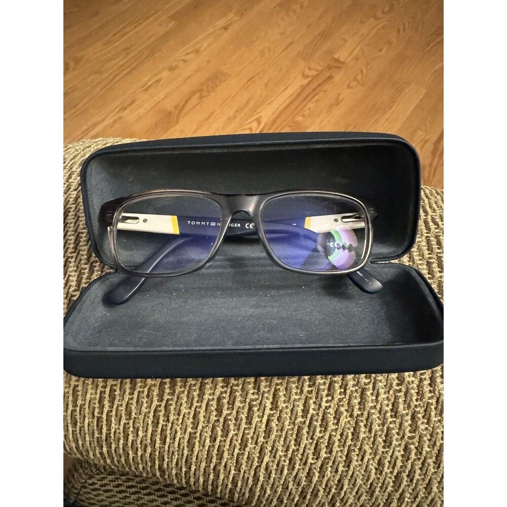 Tommy Hilfiger Glasses Frames Blue Plastic For Boys Kids‎ W/ Nautica Case